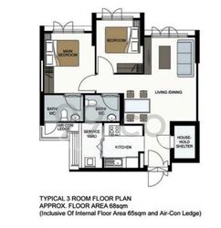 Blk 438B West Edge @ Bukit Batok (Bukit Batok), HDB 3 Rooms #587681541